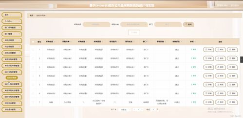 springboot基于javaweb的办公用品采购系统的设计与实现9il8s计算机毕设